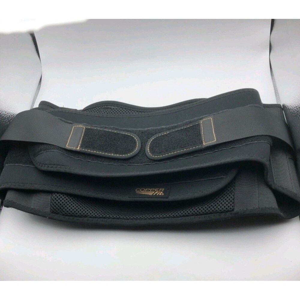 COPPER FIT UNISEX RAPID RELIEF 3 in 1 Back Support W/O Hot/cold Pack Fits 30-48”